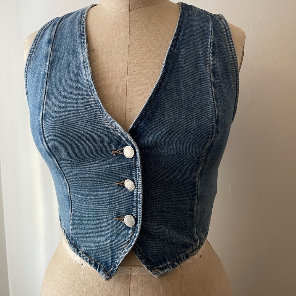 *NWT ZARA DENIM VEST